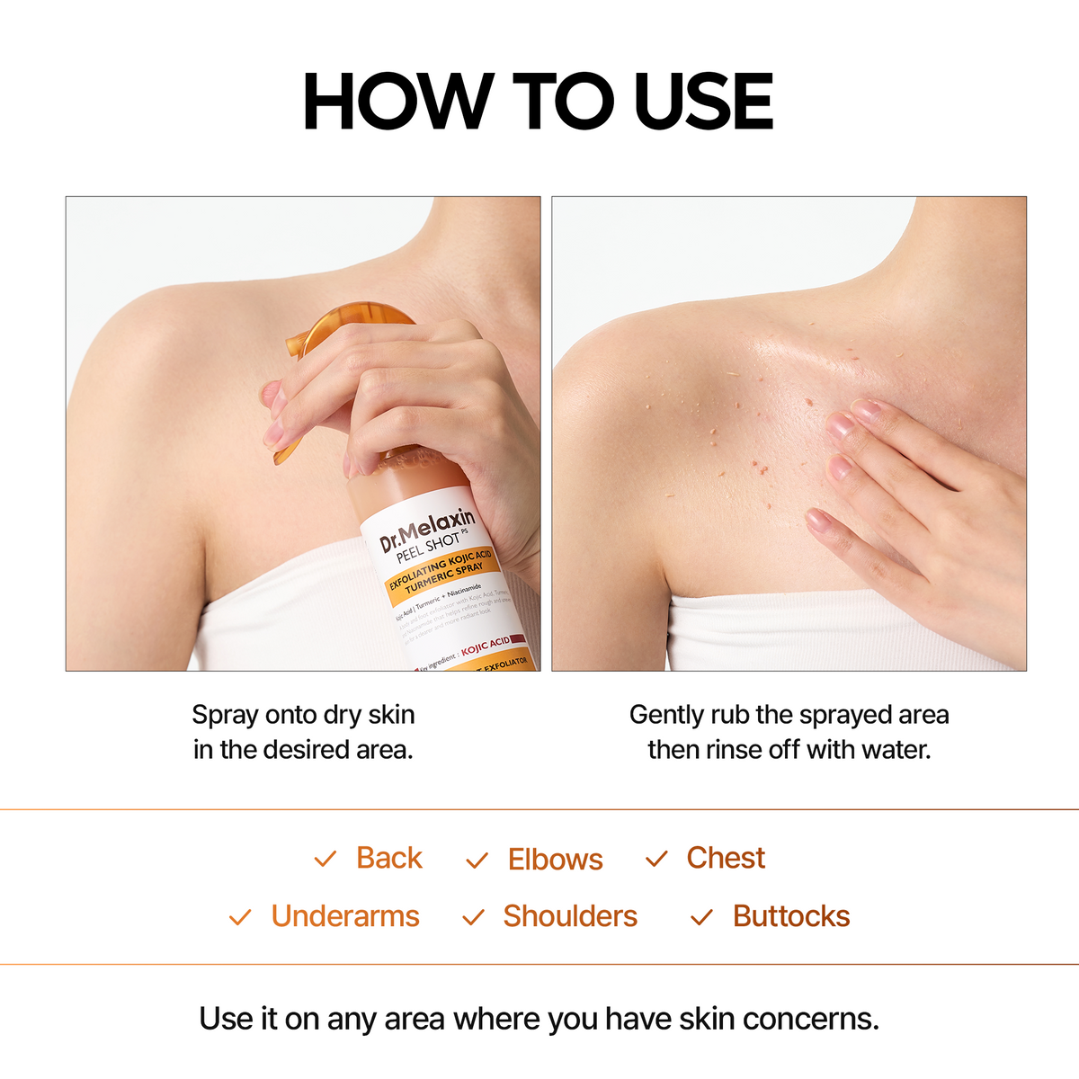 Body & Face Peel Shot Duo