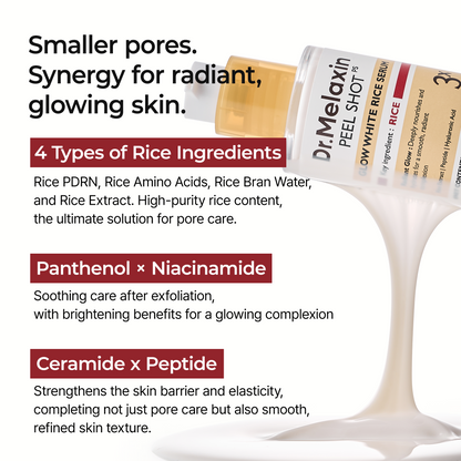 Peel Shot Glow Rice PDRN Serum