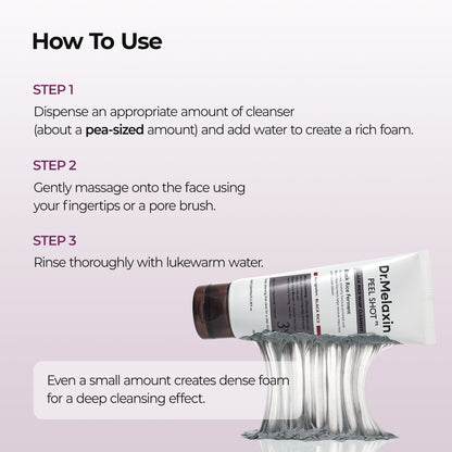 Peel Shot Black Rice Mochi Whip Cleanser