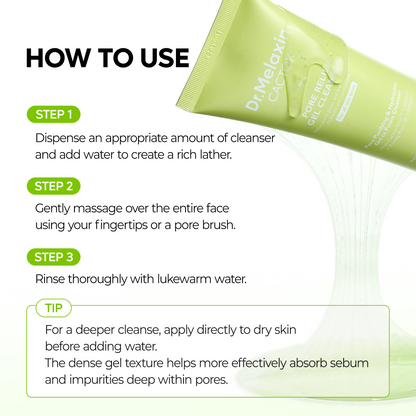 CACTOX Pore Relief Gel Cleanser