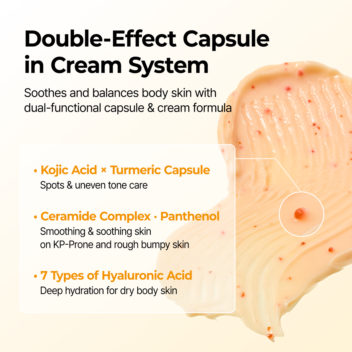 Kojic Acid Turmeric Capsule Body Cream