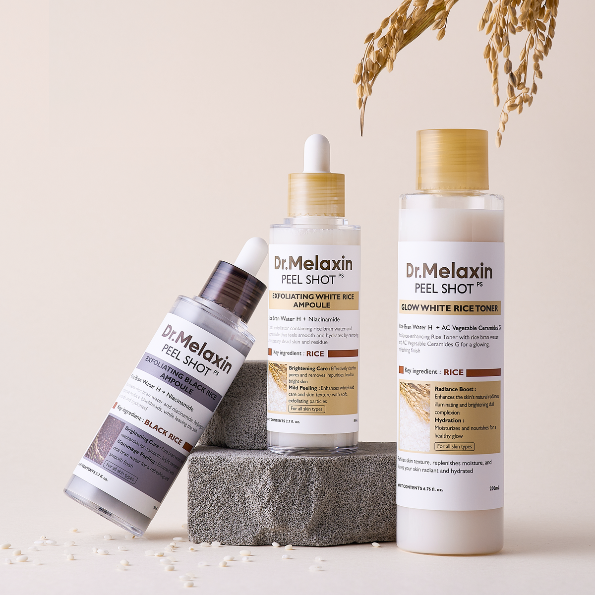 Peel Shot Exfoliating Glow Rice Line